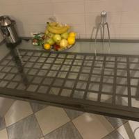 Tavolo cucina in vetro e sedie