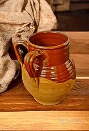 Brocca pignata in terracotta h.17cm