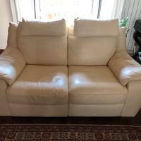 Coppia Divani Natuzzi Pelle + Letto e Relax
