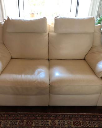 Divano Natuzzi Pelle 2 Posti Relax