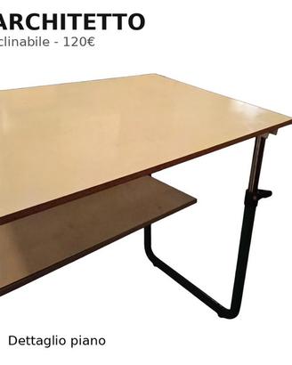 Tavolo da disegno tecnico Architetto Emme Italia