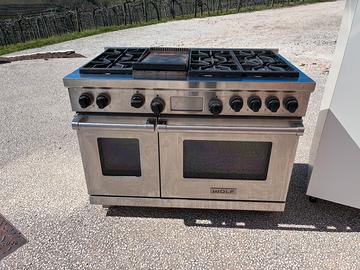 Fornello wolf piu piastra