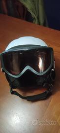 Casco + occhiali sci.