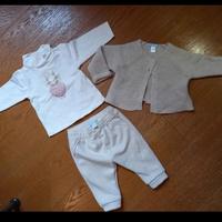 Completo abbigliamento invernale neonata 6 mesi