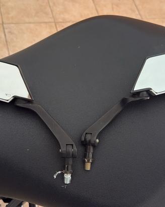 specchietti universali moto ducati neri coppia