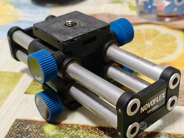 Slitta micrometrica novoflex Castlel mini macrofot