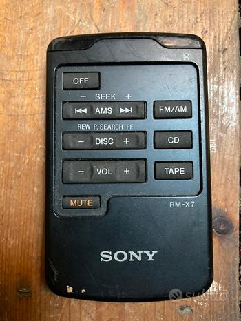 Telecomando Sony RM-X 7 Audio Video