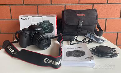 CANON Reflex 600 D con obiettivo 18-55 mm