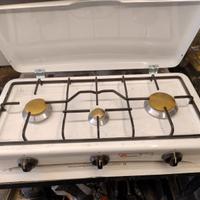 PIANO DI COTTURA A GAS PARKER 3 FUOCHI