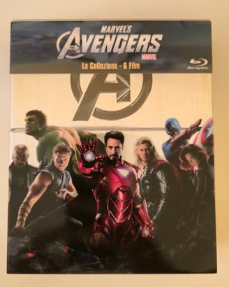 Cofanetto Marvel 6 film Bluray