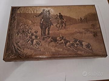 Scatola Latta  Lazzaroni  Tema "la Caccia" anni 60