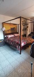 LETTO MATRIMONIALE  A BALDACCHINO