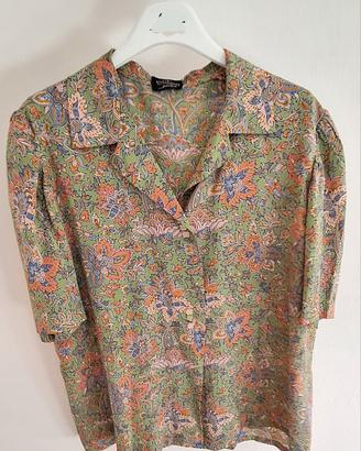 Camicia seta sartoriale tessuto Valentino