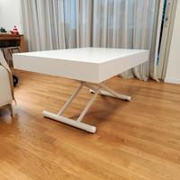 Tavolo trasformabile bianco "La seggiola" 