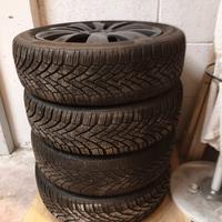 4 Ruote Complete Invernali Continental 165/60 R15