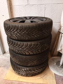 4 Ruote Complete Invernali Continental 165/60 R15