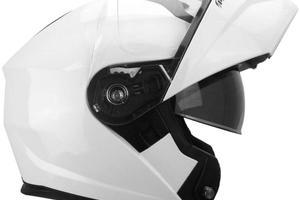 CASCO MODULARE CGM 507A BIANCO P/J DOPPIA VISIERA