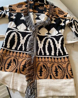 Cardigan. Lungo donna