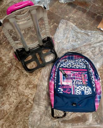 Zainetto Seven con trolley trasporto a 3 rotelle