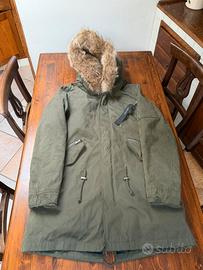 Parka NOHOW uomo taglia M verde militare