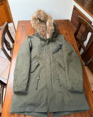 Parka NOHOW uomo taglia M verde militare