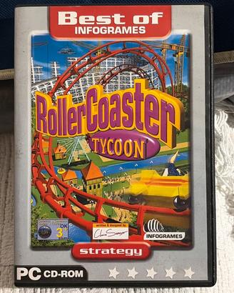 Pc Game DVD Roller Coaster Tycoon