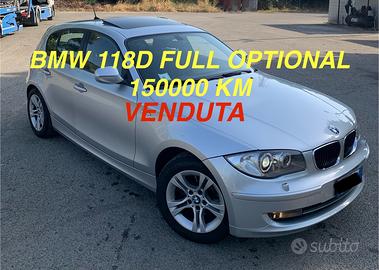 Bmw 118 120d cat 5 porte Futura DPF
