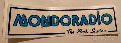 Mondoradio Scandiano adesivo anni ‘80
