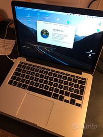 MacBook Pro retina 13" 2013 256/8 gb batterianuova