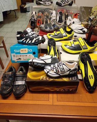 scarpe x MTB e bici da corsa 