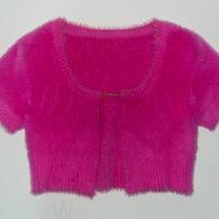 Jacquemus La Maille Neve cropped brushed knitted c