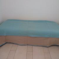 Coperta Pura Lana Vergine Dobleface Beige_ Azzurra