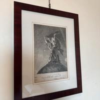 Incisione antica 1748 “Atlas” -stampa calcografica