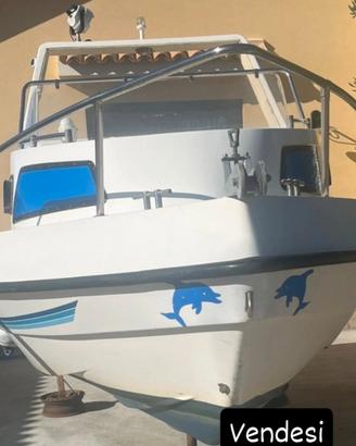 Barca a motore 40 cv 4 tempi yahmaa