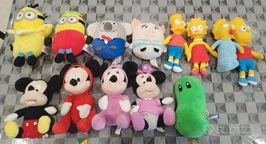 15 Peluche Disney, Lego, Peanuts, Trudy.. 