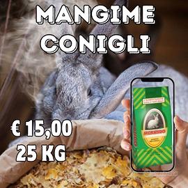 mangime conigli 25 kg