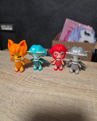 4 Glimmies Giochi Preziosi personaggi luminosi