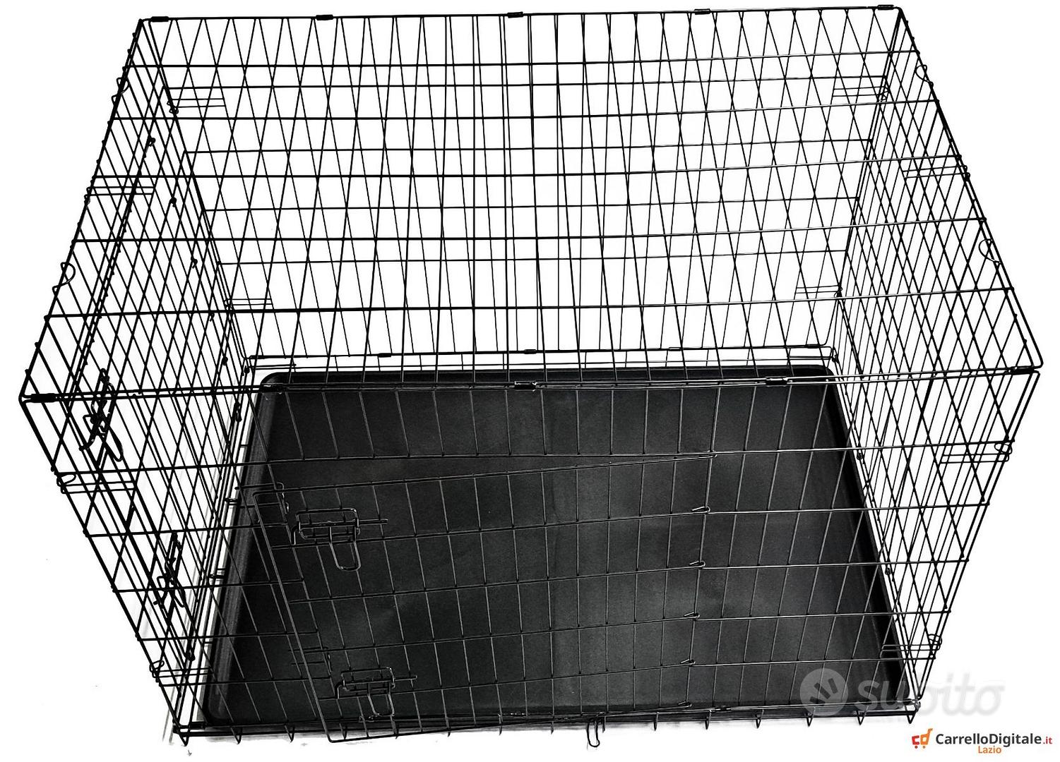 Gabbia per Cane kennel metallo 108 x 72 x H 77 cm