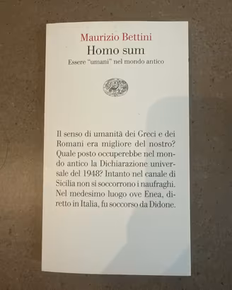 Homo Sum di Maurizio Bettini