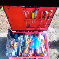 Borsa attrezzi DEWALT ⚫🟡 vari ferri Hilti ✅ USAG