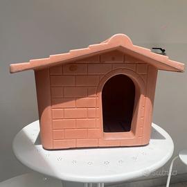 Casetta per cani/gatti da esterno in plastica