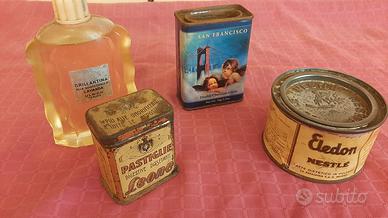 SCATOLE LATTA VINTAGE 