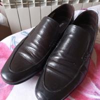 mocassino uomo nero in pelle