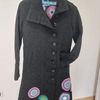 Cappotto nero donna Desigual