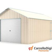 Baracca cantiere box 438x724 con saracinesca beige