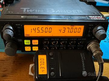 Standard C5600D dual band vhf uhf 50w - Audio/Video In vendita a