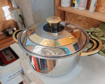 Set pentole e padella in acciaio inox Metal C-C