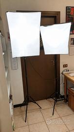 Coppia softbox professionali Raleno
