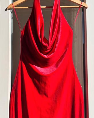Vestito in velluto-Bershka