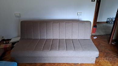 Divano letto con vano portaoggetti
